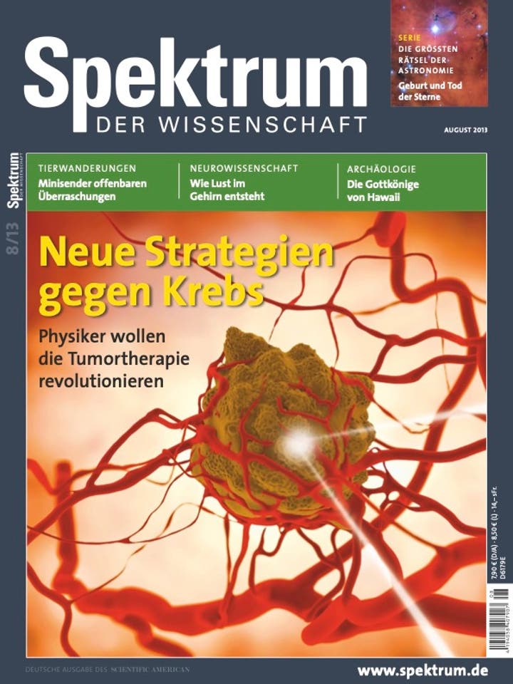 Spektrum der Wissenschaft – 8/2013 – Neue Strategien gegen Krebs