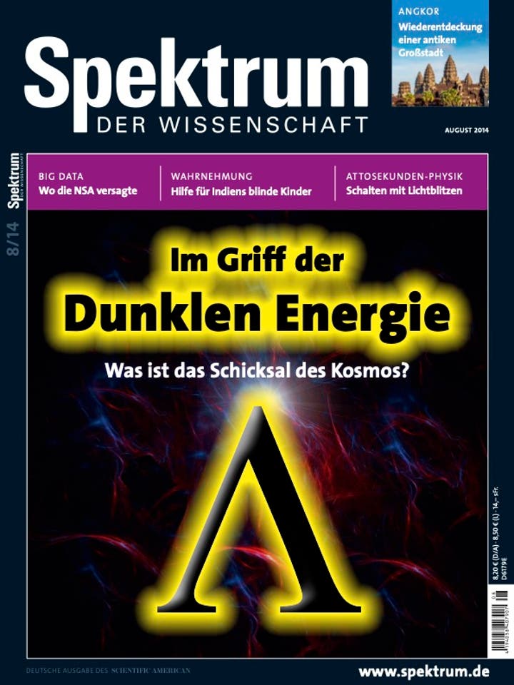 Spektrum der Wissenschaft - 8/2014 - Im Griff der Dunklen Energie
