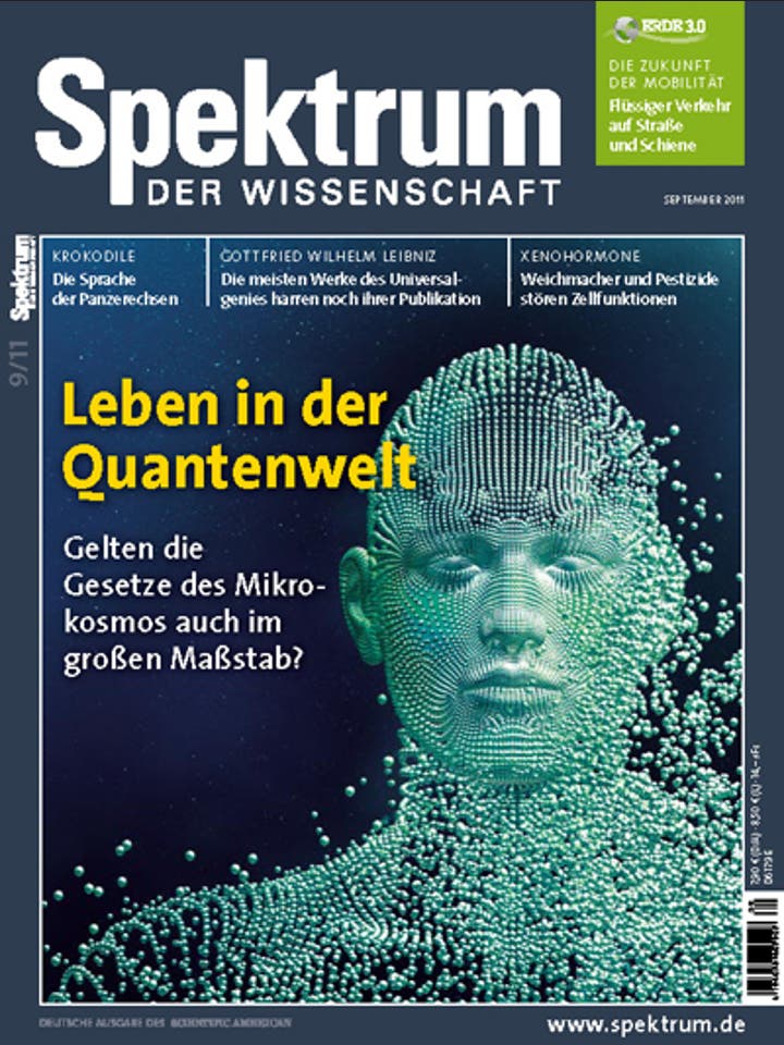 Spektrum der Wissenschaft - 9/2011 - Leben in der Quantenwelt