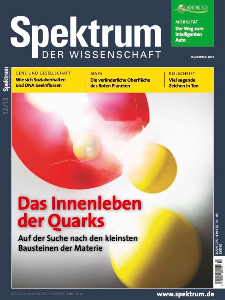 Spektrum der Wissenschaft – 12/2013 – Das Innenleben der Quarks
