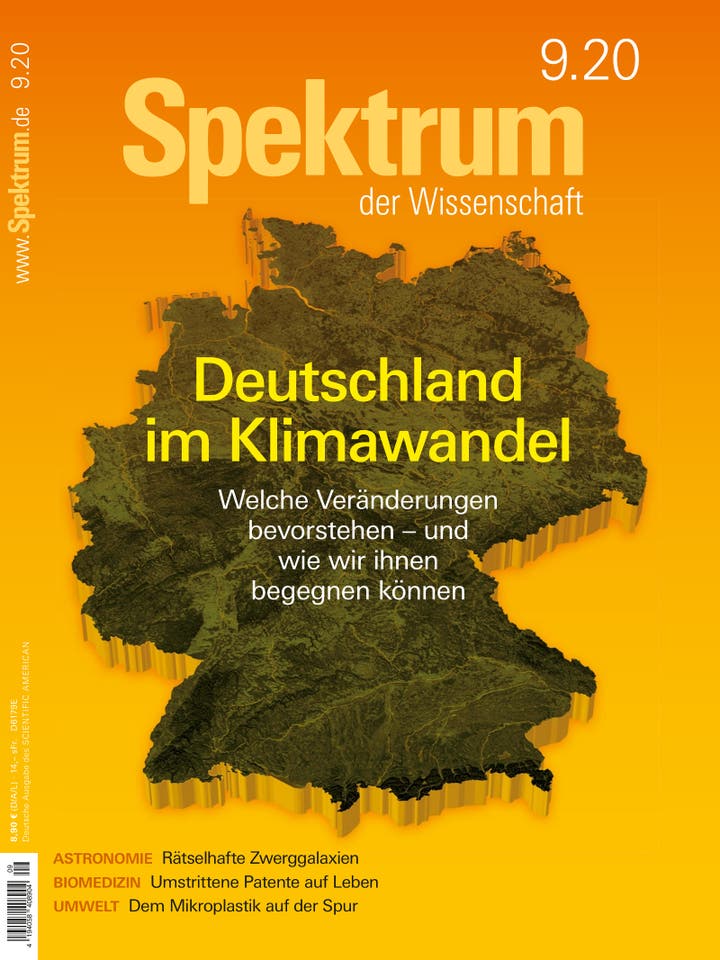 Spektrum der Wissenschaft – 9/2020 – Deutschland im Klimawandel