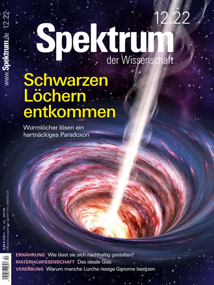Spectrum of Science - 12/2022 - Flucht aus dem Schwarzen Loch