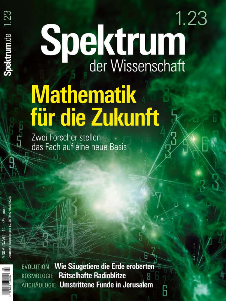 Spektrum der Wissenschaft – 1/2023 – Mathematik für die Zukunft