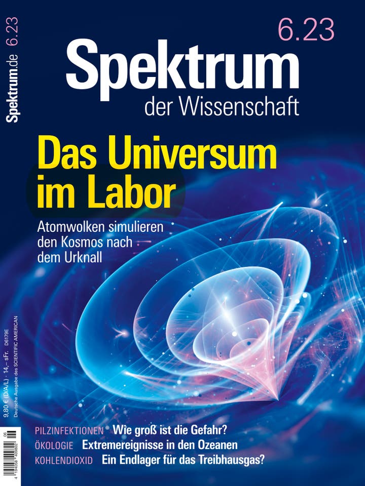 Spektrum der Wissenschaft – 6/2023 – Das Universum im Labor