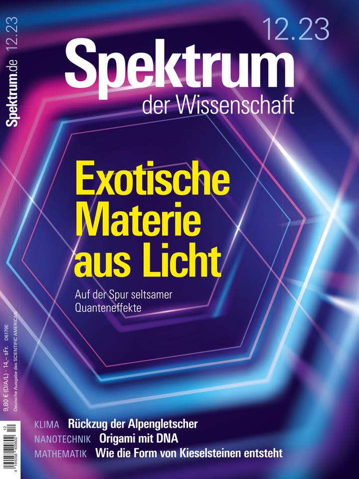 Spektrum der Wissenschaft - 12/2023 - Exotische Materie aus Licht