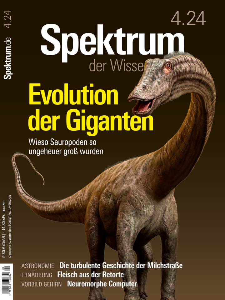Spektrum der Wissenschaft - 4/2024 - Evolution der Giganten