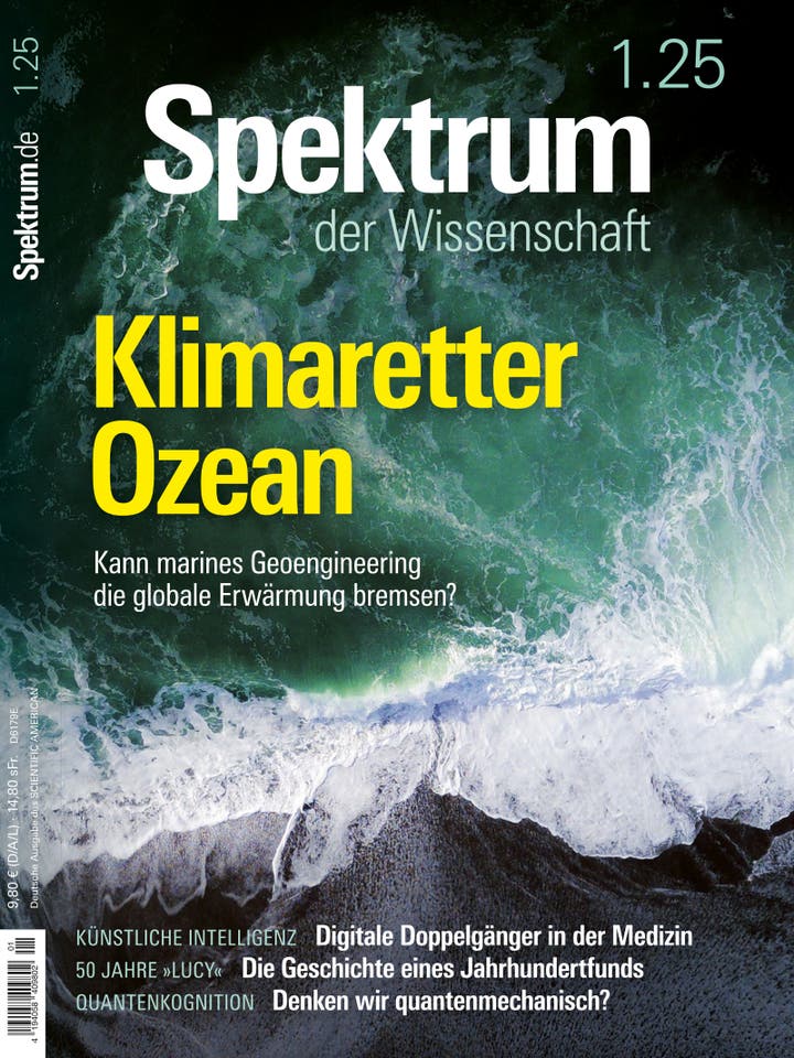 Spektrum der Wissenschaft - 1/2025 - Klimaretter Ozean