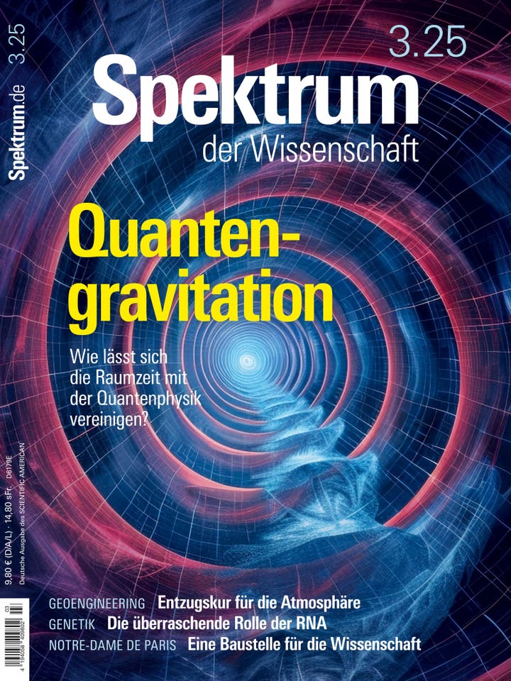 Spektrum der Wissenschaft – 3/2025 – Quantengravitation