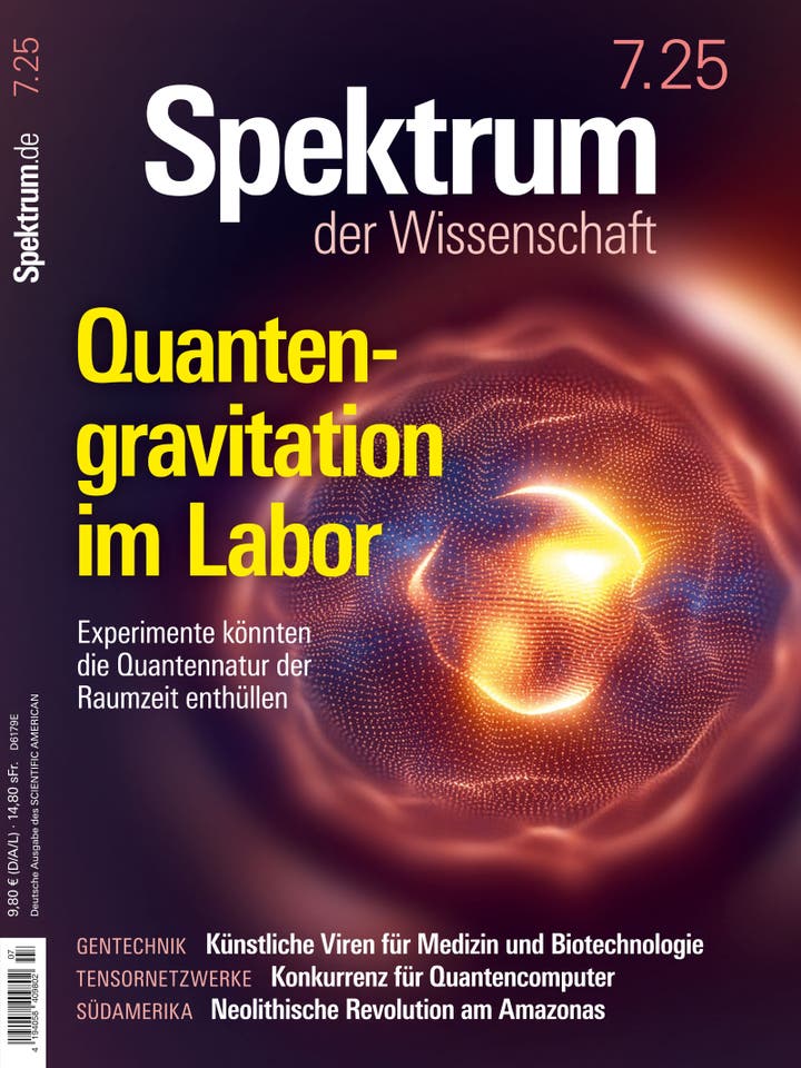 Spektrum der Wissenschaft - 7/2025 - Quantengravitation im Labor
