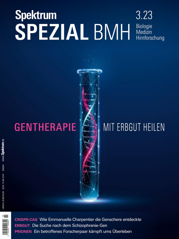 Spektrum der Wissenschaft Spezial Biologie - Medizin - Hirnforschung - 3/2023 - Gentherapie