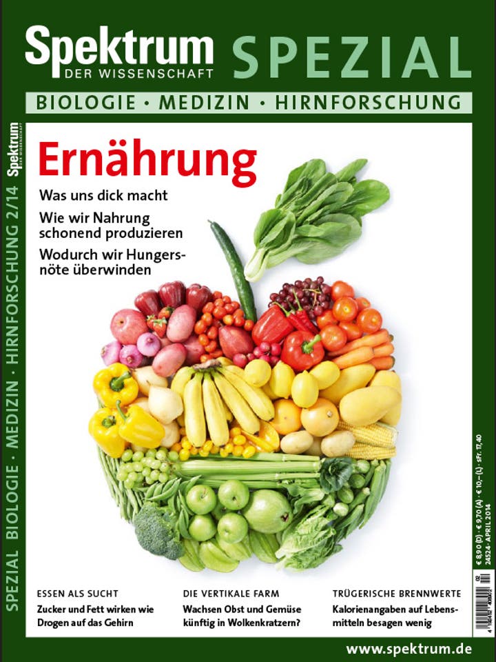Spektrum der Wissenschaft Spezial Biologie - Medizin - Hirnforschung - 2/2014 - Ernährung