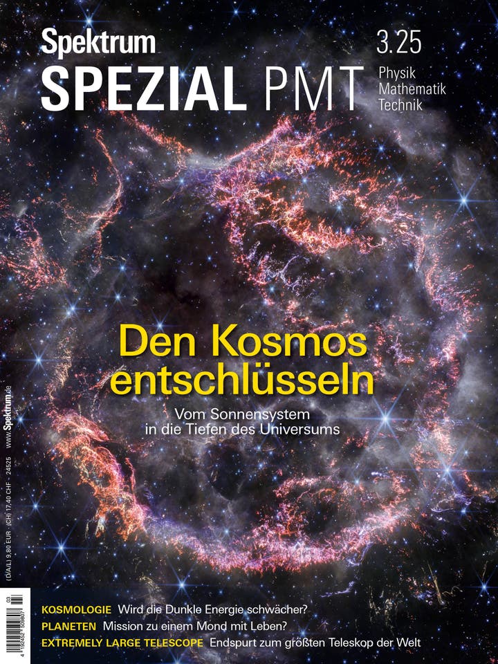 Spektrum der Wissenschaft Spezial Physik - Mathematik - Technik - 3/2025 - Den Kosmos entschlüsseln – Vom Sonnensystem in die Tiefen des Universums