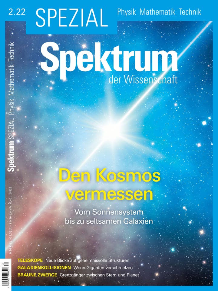 Spektrum der Wissenschaft Spezial Physik - Mathematik - Technik - 2/2022 - Den Kosmos vermessen