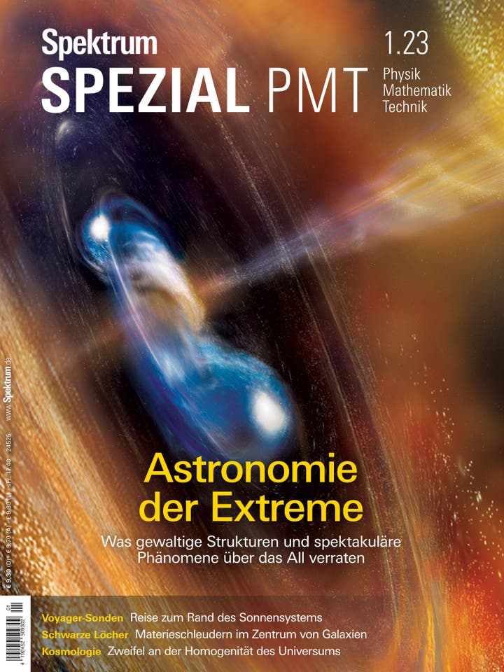 Spektrum der Wissenschaft Spezial Physik - Mathematik - Technik - 1/2023 - Astronomie der Extreme