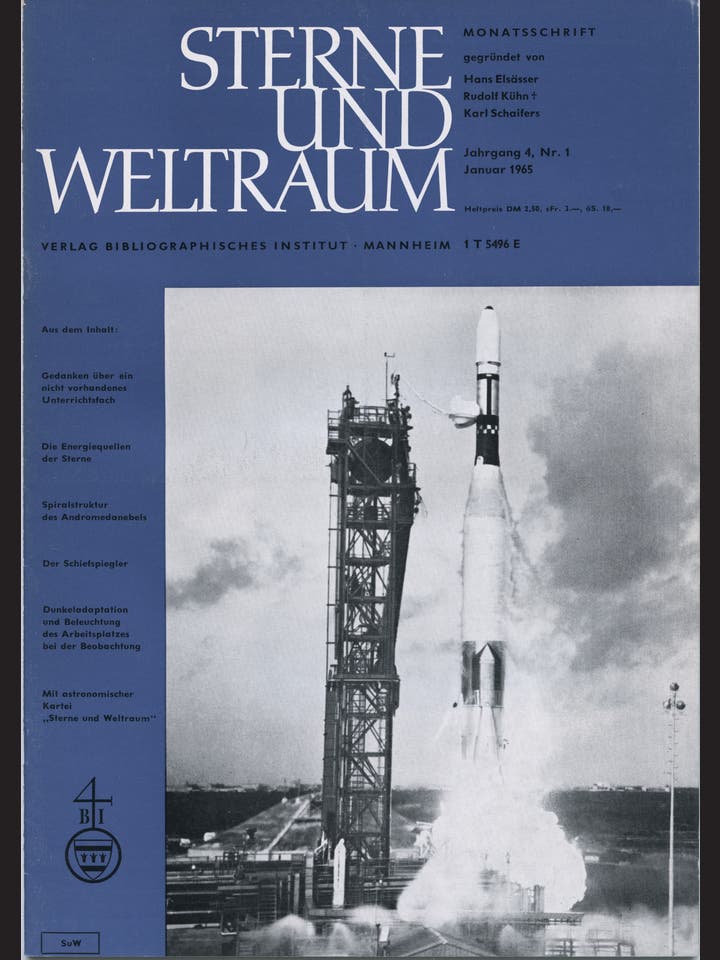 Sterne und Weltraum - 1/1965 - Januar 1965