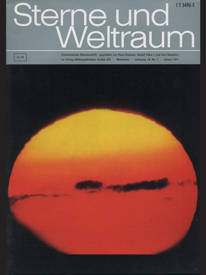 Sterne und Weltraum - 1/1971 - Januar 1971