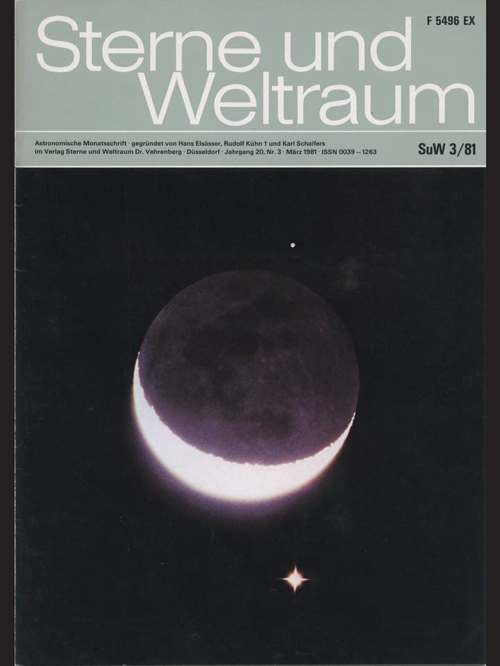 Sterne und Weltraum – 3/1981 – März 1981