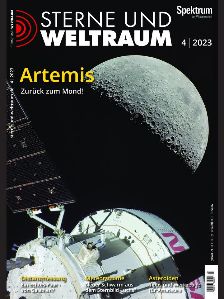Sterne und Weltraum – 4/2023 – Artemis