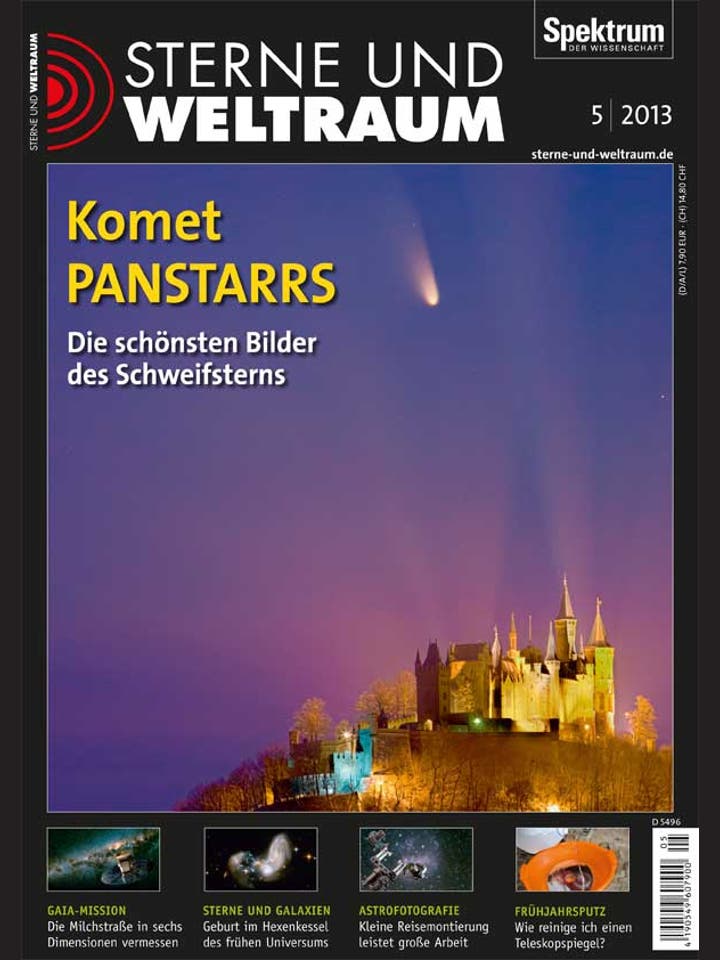Sterne und Weltraum - 5/2013 - Komet Panstarrs