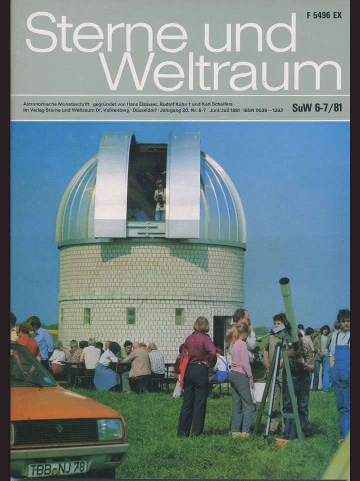 Sterne und Weltraum – 6/1981 – Juni / Juli 1981
