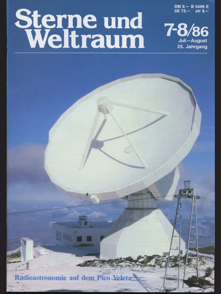 Sterne und Weltraum - 7/1986 - Juli / August 1986