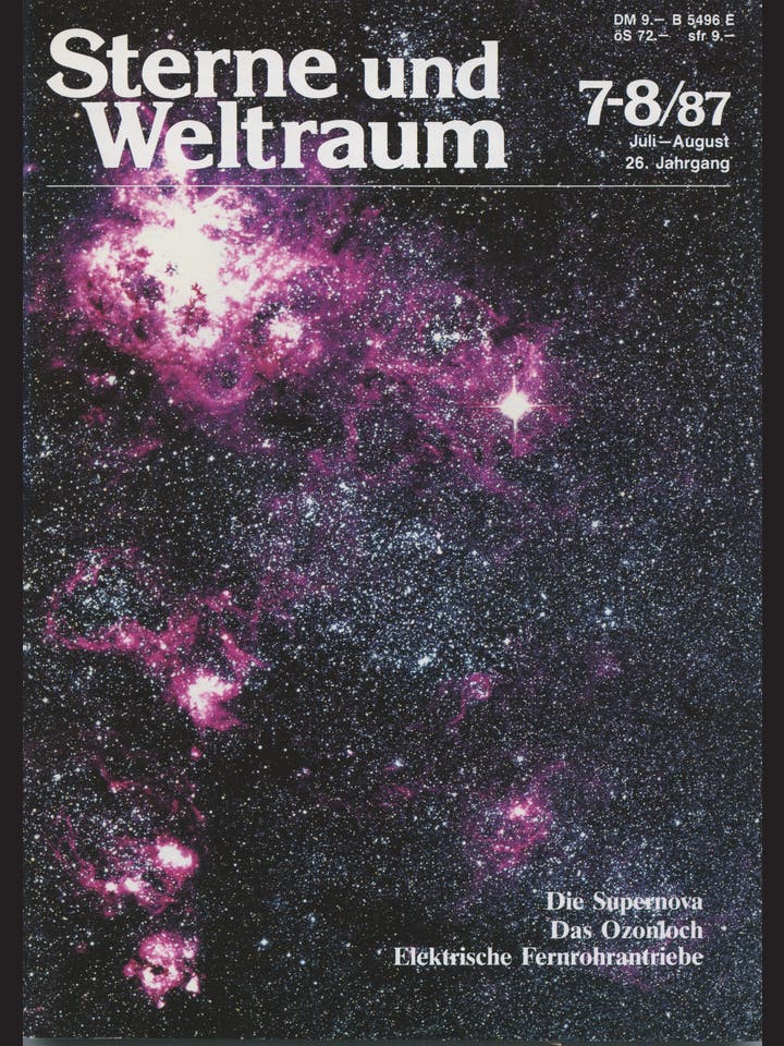 Sterne und Weltraum - 7/1987 - Juli / August 1987