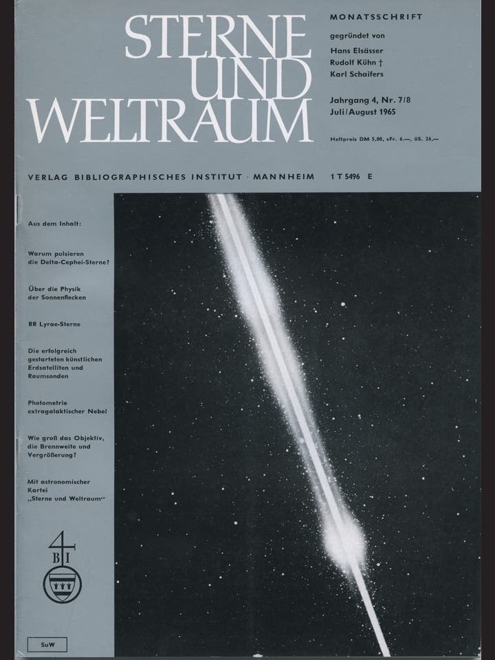 Sterne und Weltraum - 7/1965 - Juli / August 1965