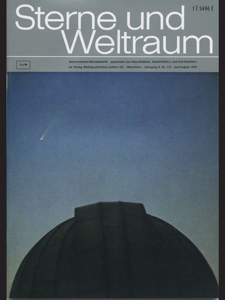 Sterne und Weltraum – 7/1970 – Juli / August 1970