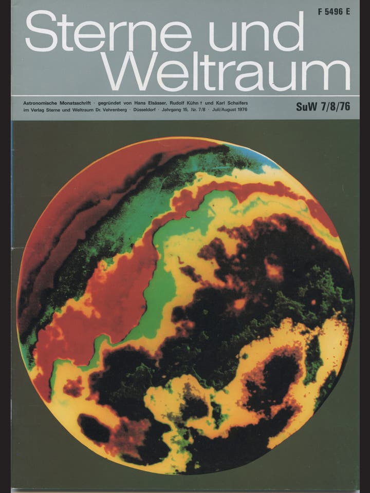 Sterne und Weltraum – 7/1976 – Juli / August 1976