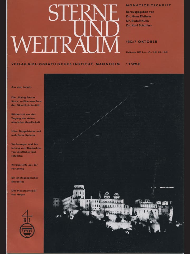 Sterne und Weltraum - 7/1962 - Oktober 1962