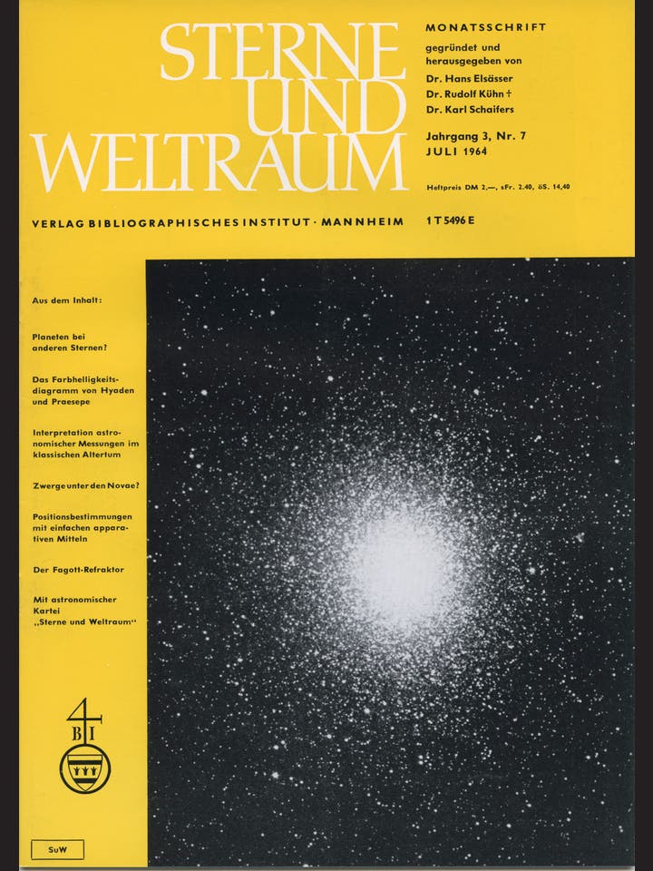 Sterne und Weltraum - 7/1964 - Juli 1964