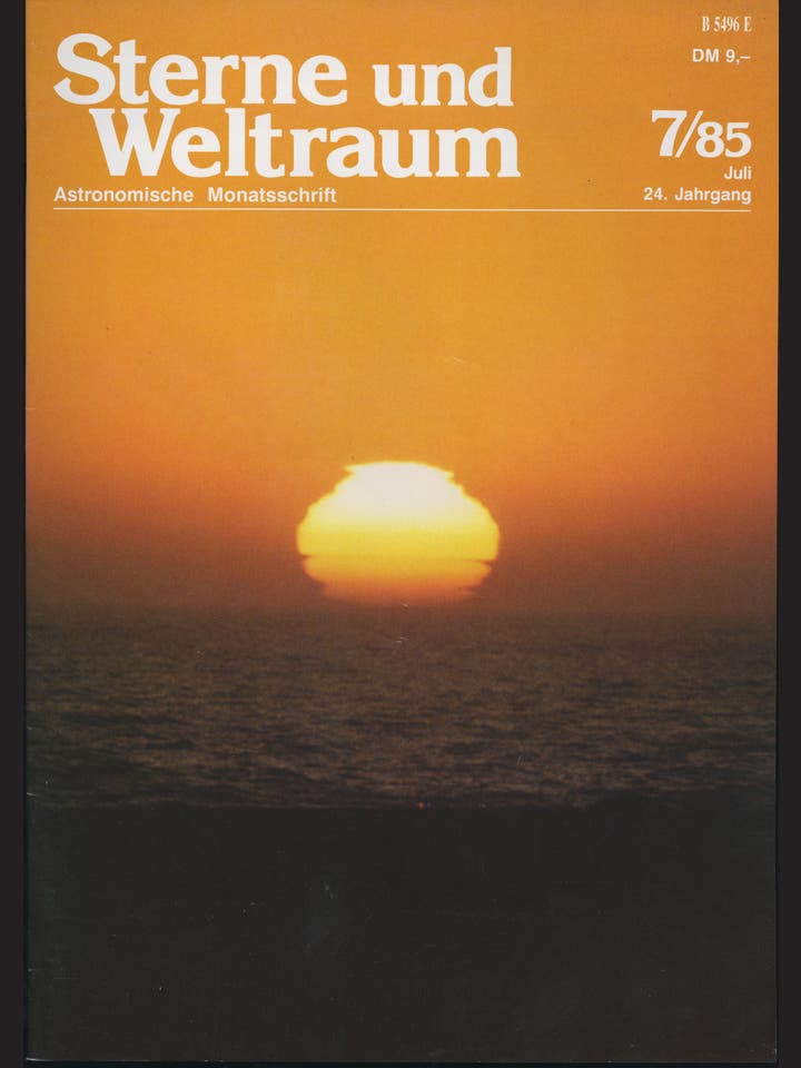 Sterne und Weltraum – 7/1985 – Juli 1985