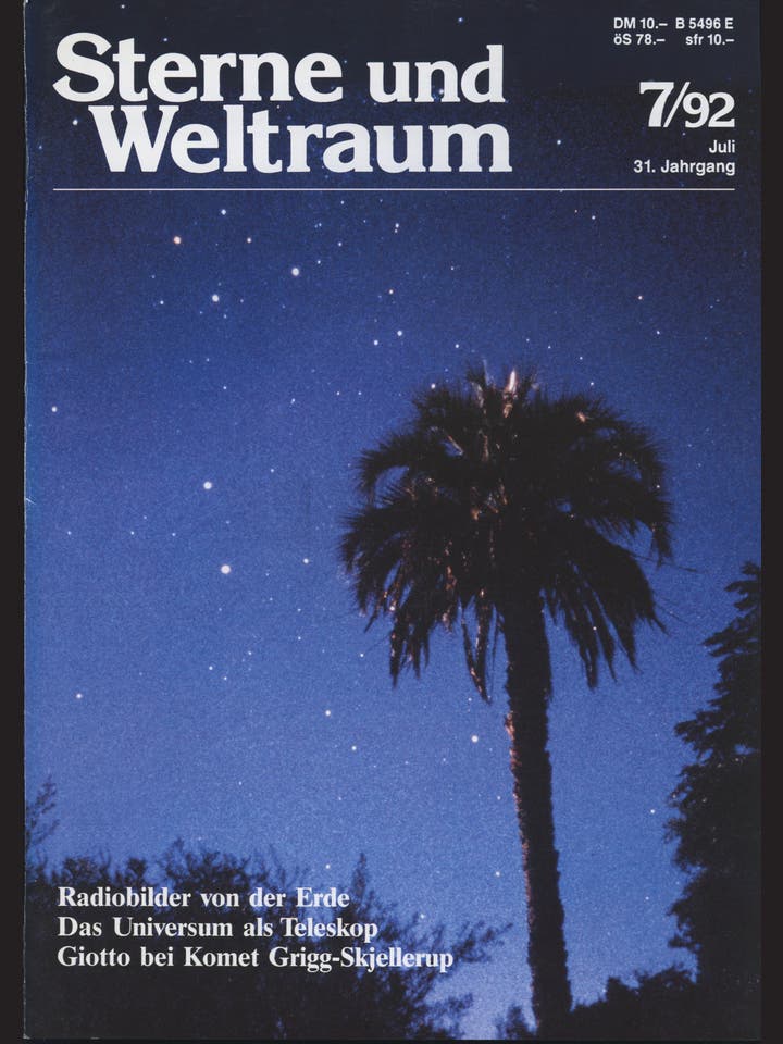 Sterne und Weltraum - 7/1992 - Juli 1992