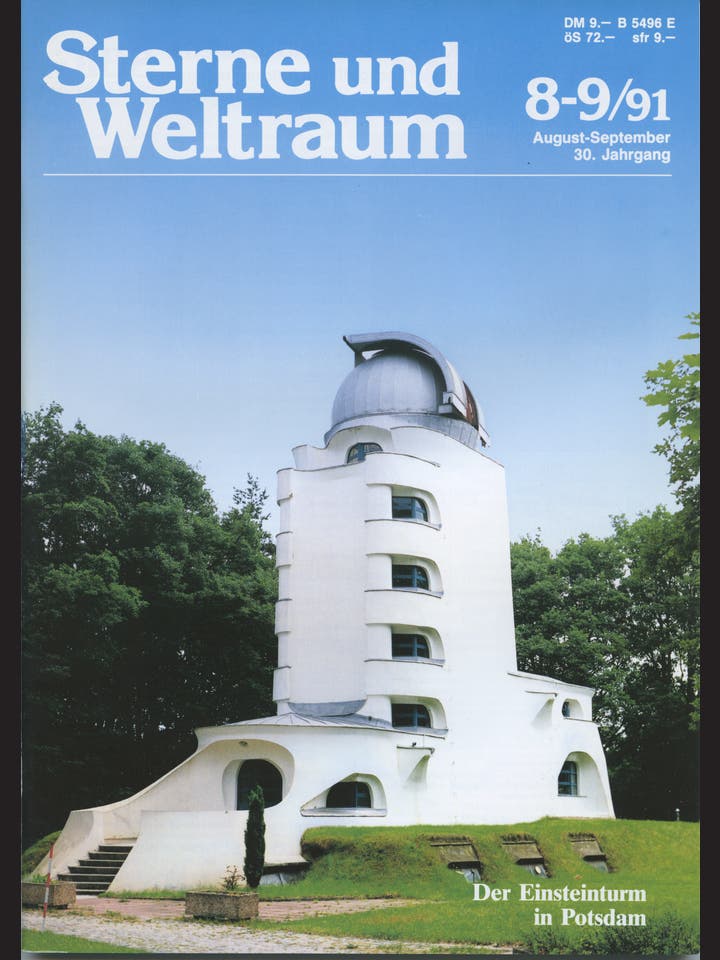 Sterne und Weltraum - 8/1991 - August / September 1991