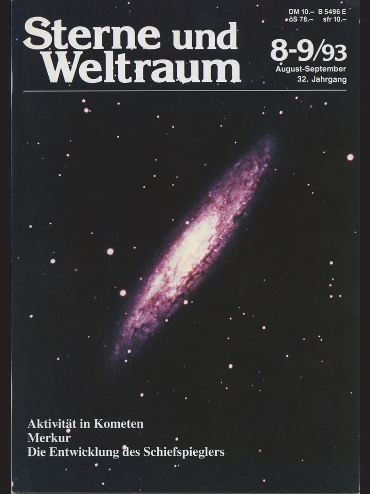 Sterne und Weltraum - 8/1993 - August / September 1993