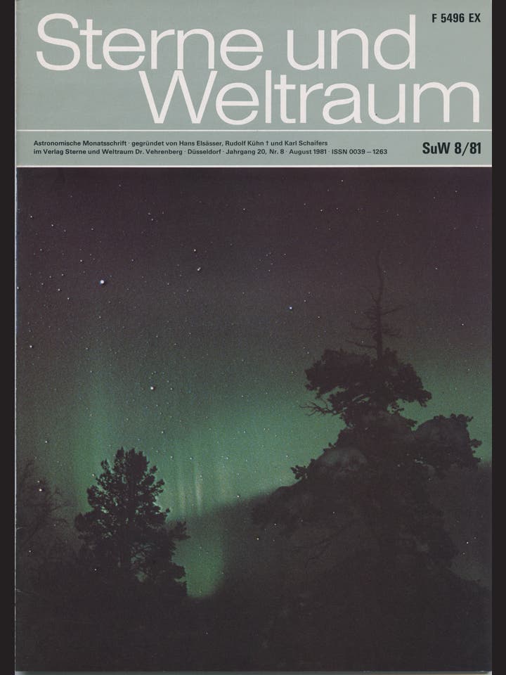 Sterne und Weltraum - 8/1981 - August 1981
