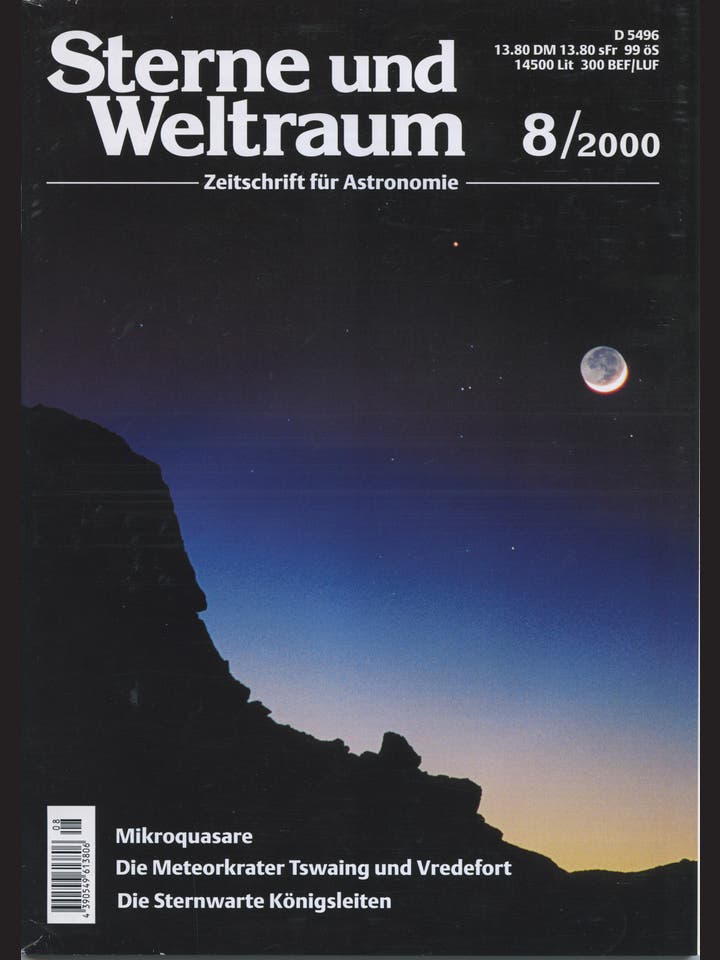Sterne und Weltraum - 8/2000 - August 2000