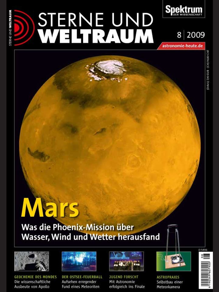 Sterne und Weltraum – 8/2009 – August 2009