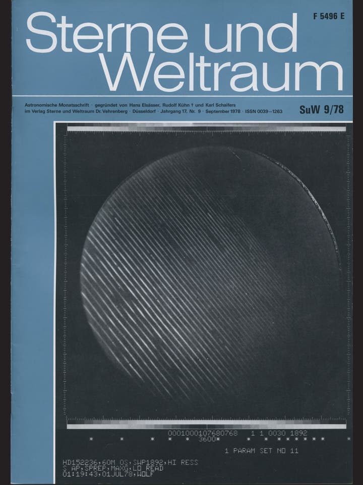 Sterne und Weltraum - 9/1978 - September 1978