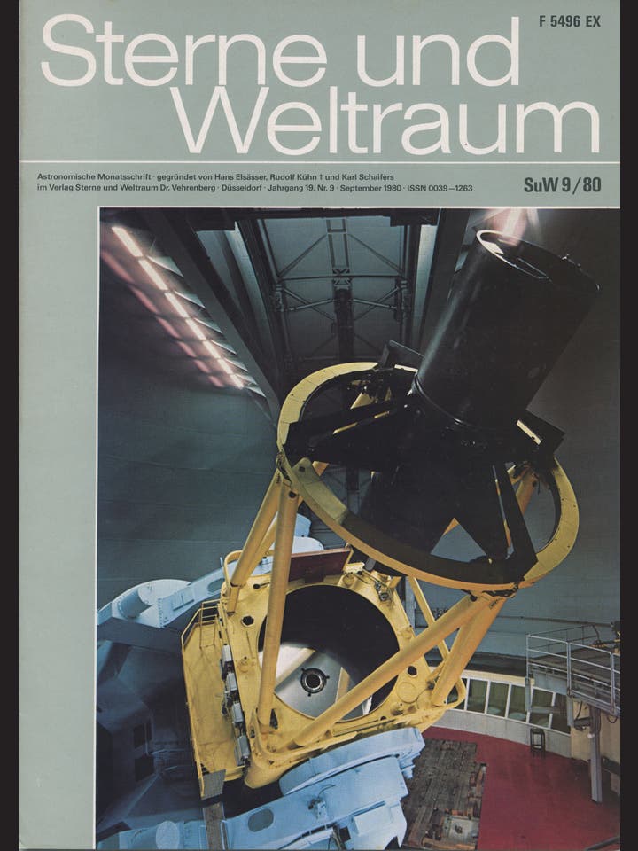 Sterne und Weltraum – 9/1980 – September 1980