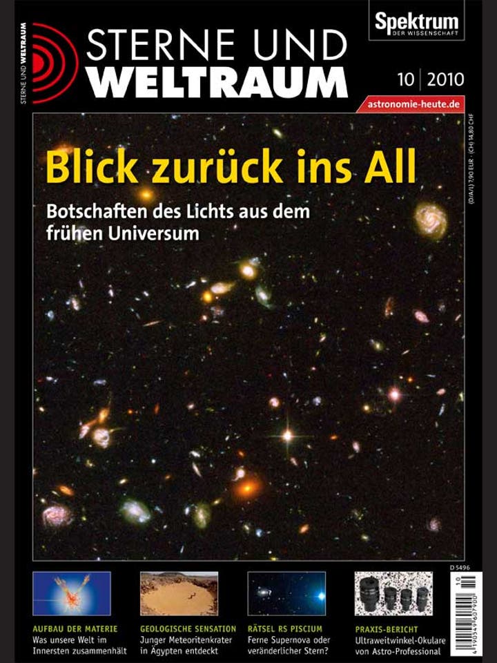 Sterne und Weltraum - 10/2010 - Blick zurück ins All