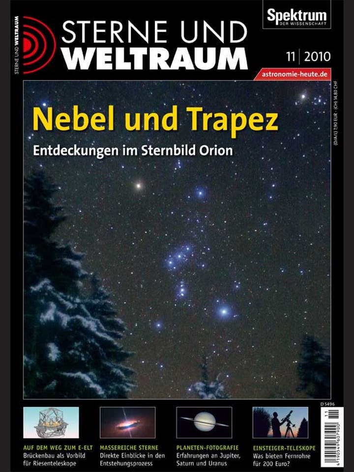 Sterne und Weltraum - 11/2010 - Nebel und Trapez