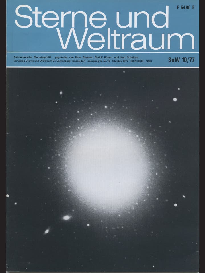 Sterne und Weltraum - 10/1977 - Oktober 1977