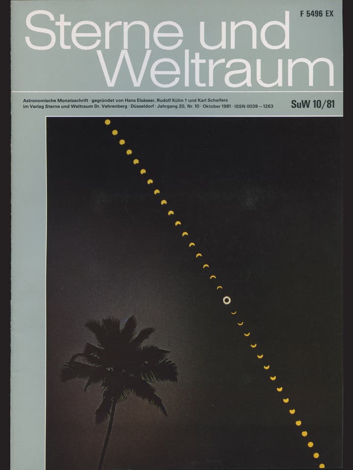 Sterne und Weltraum - 10/1981 - Oktober 1981