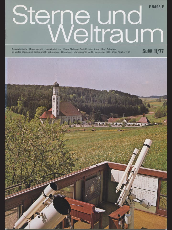 Sterne und Weltraum - 11/1977 - November 1977