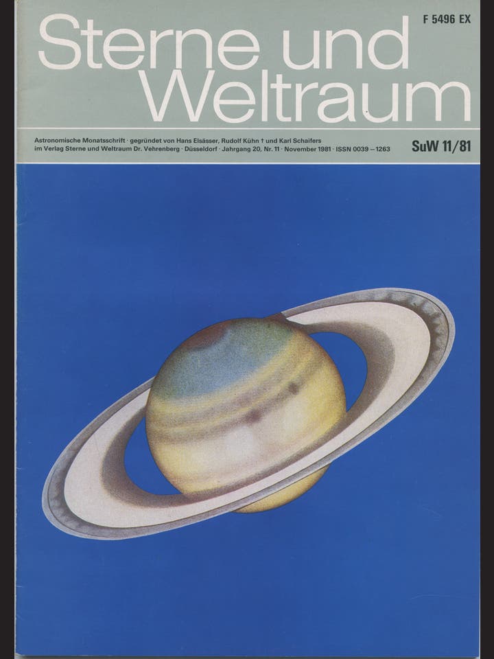 Sterne und Weltraum - 11/1981 - November 1981