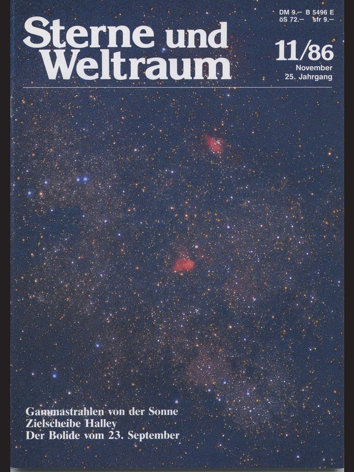 Sterne und Weltraum - 11/1986 - November 1986
