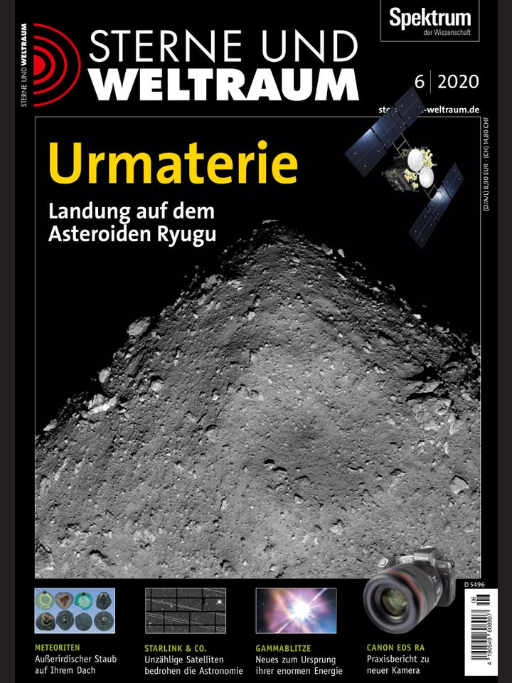 Sterne und Weltraum - 6/2020 - Urmaterie: Landung auf dem Asteroiden Ryugu