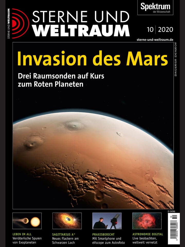 Sterne und Weltraum – 10/2020 – Invasion des Mars