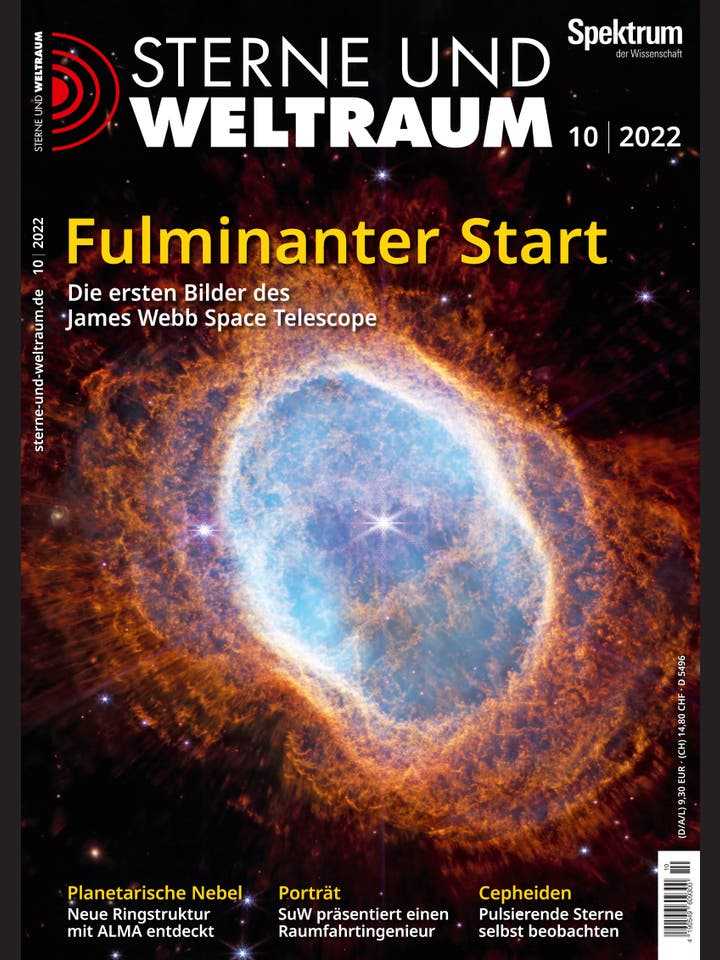 Sterne und Weltraum - 10/2022 - Fulminanter Start